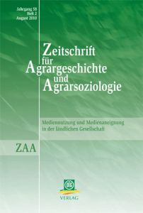 Zeitschrift für Agrargeschichte und Agrarsoziologie 2/2010