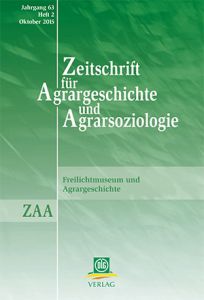 Zeitschrift für Agrargeschichte und Agrarsoziologie 2/2015