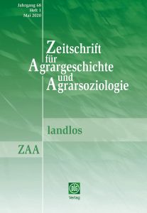 Zeitschrift für Agrargeschichte und Agrarsoziologie 1/2020