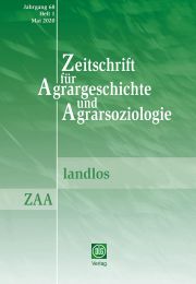 Zeitschrift für Agrargeschichte und Agrarsoziologie 1/2020