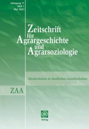 Zeitschrift für Agrargeschichte und Agrarsoziologie 1/2023