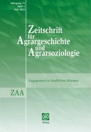 Zeitschrift für Agrargeschichte und Agrarsoziologie 1/2024